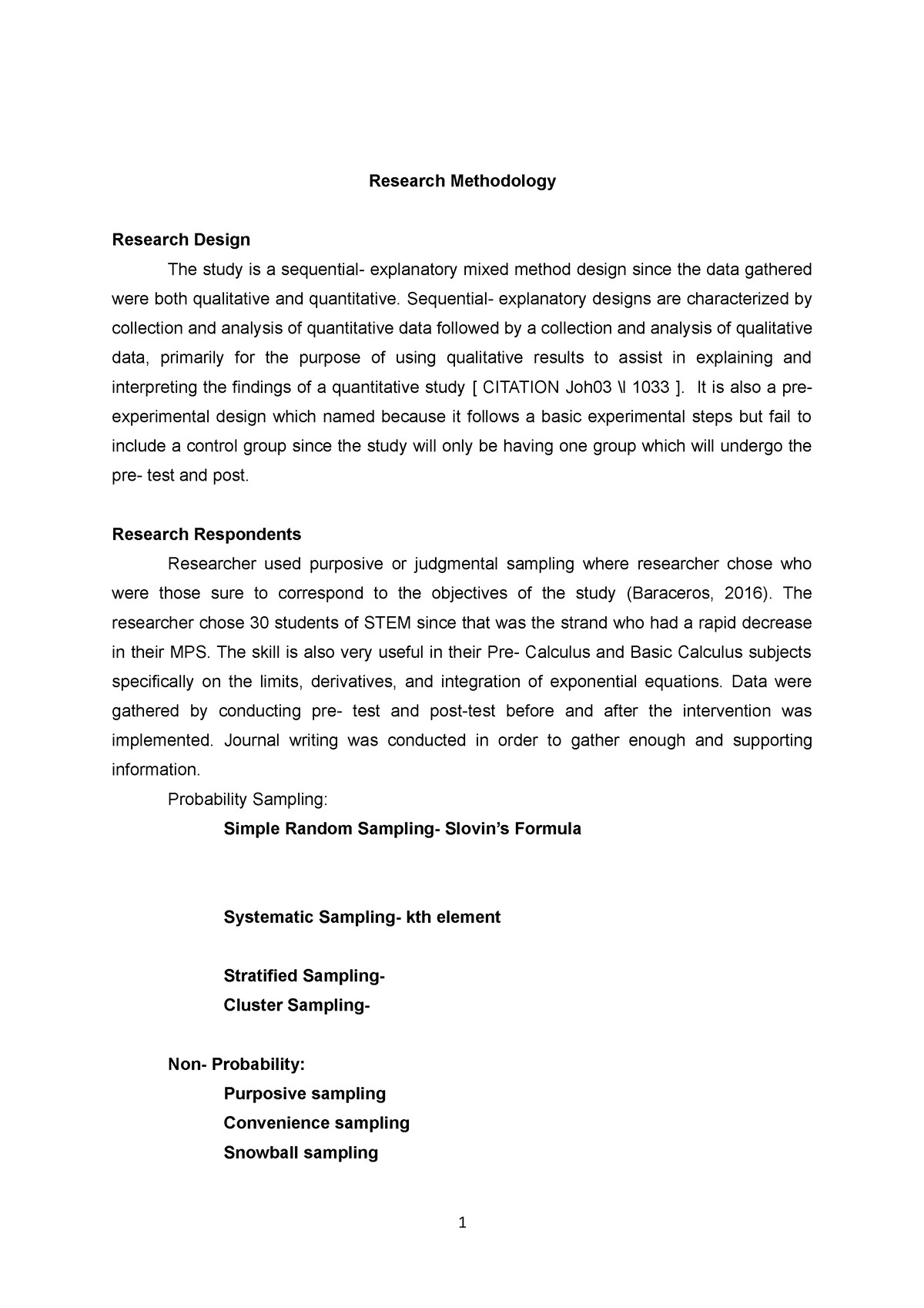 research methodology assignment 3