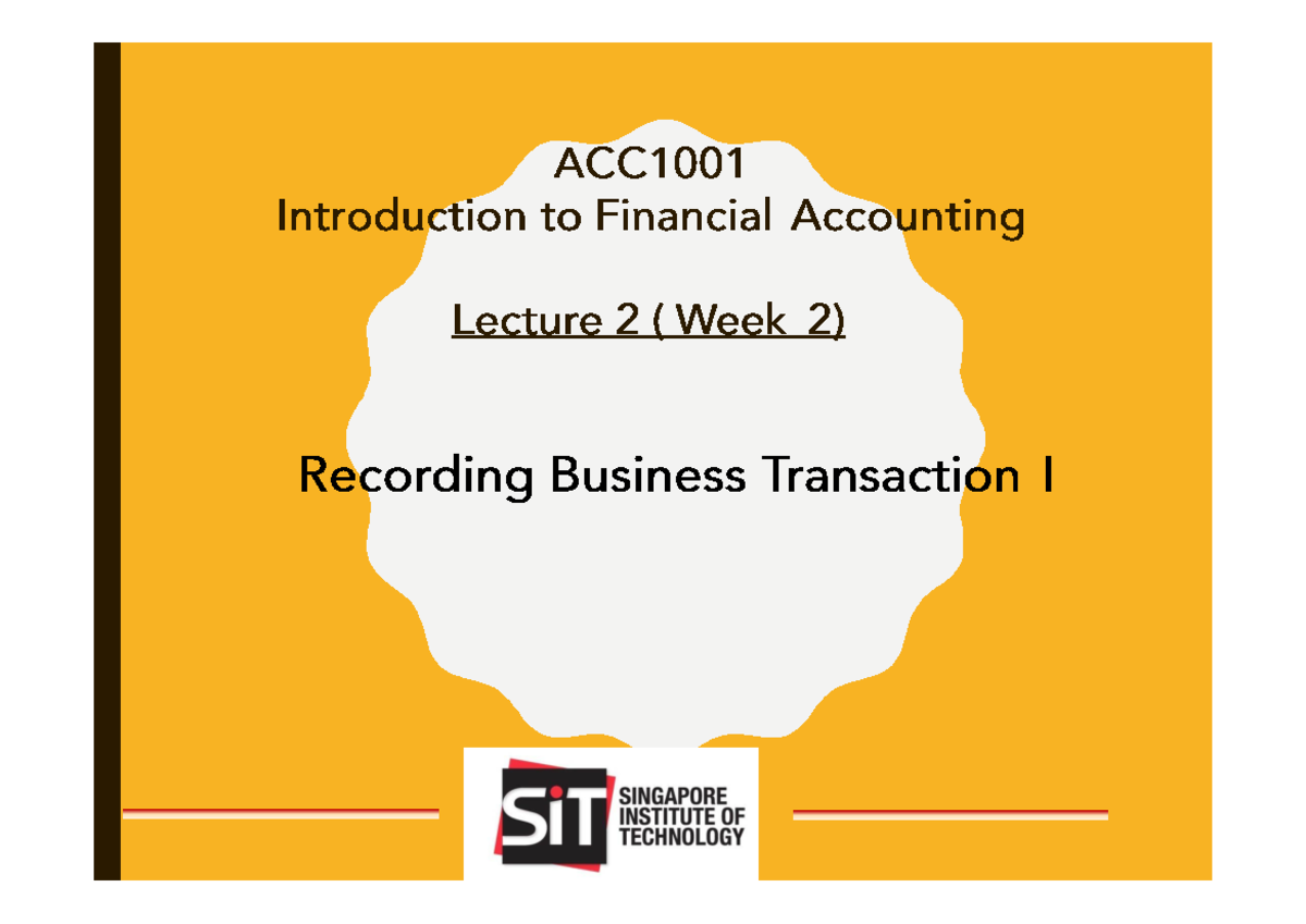 Acc1001 Lecture 2 Lms Acc1001 Steps In