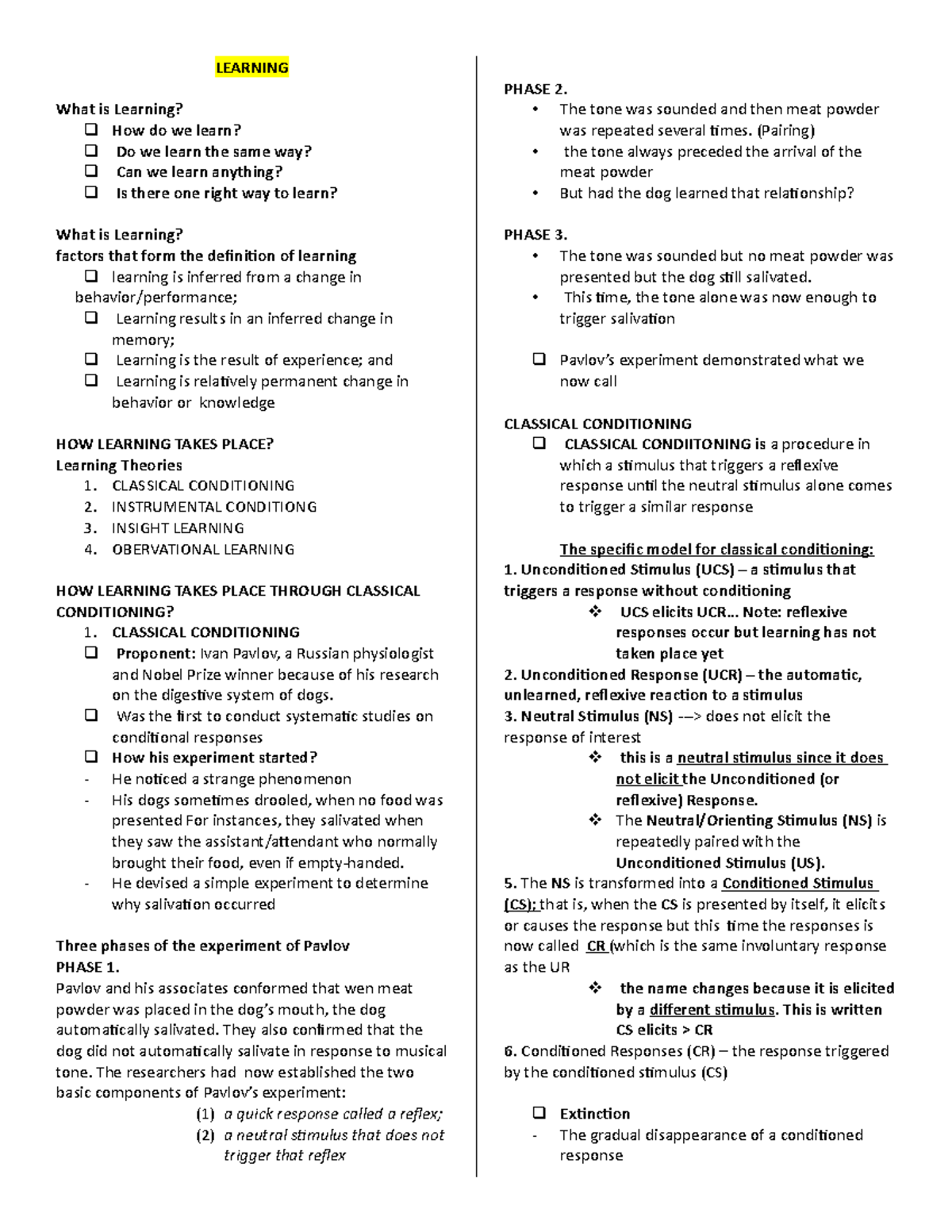 learning-notes-general-psychology-learning-what-is-learning-how-do