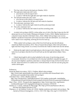 Final LABS BIOS255 Labs BIOS255 Week 2 Heart Lab - BIOS255 Week 2 ...