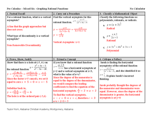5+For+5+Key+Topics+1 - 5 for 5: Rational Functions Topics 1.7-1 ...