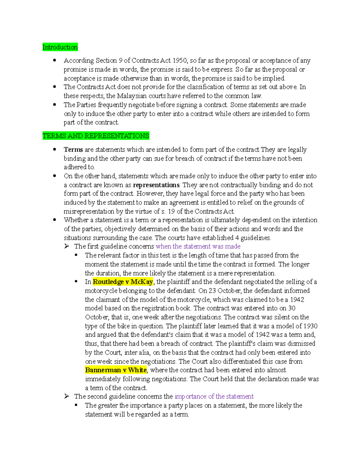 Express terms - Hope it helps. - Introduction According Section 9 of ...