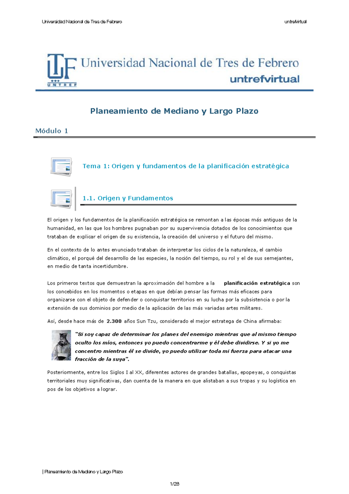 Modulo 1 - Apuntes Unidad 1Planificacion Estrategica - Planeamiento de ...