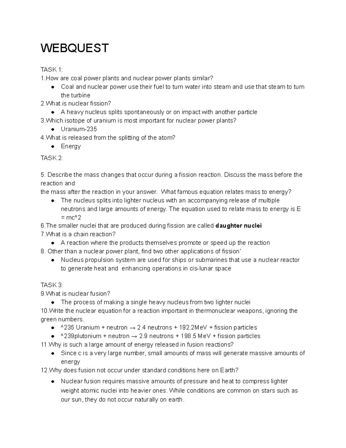 Physics quest Questions covering a variety of topics but mainly