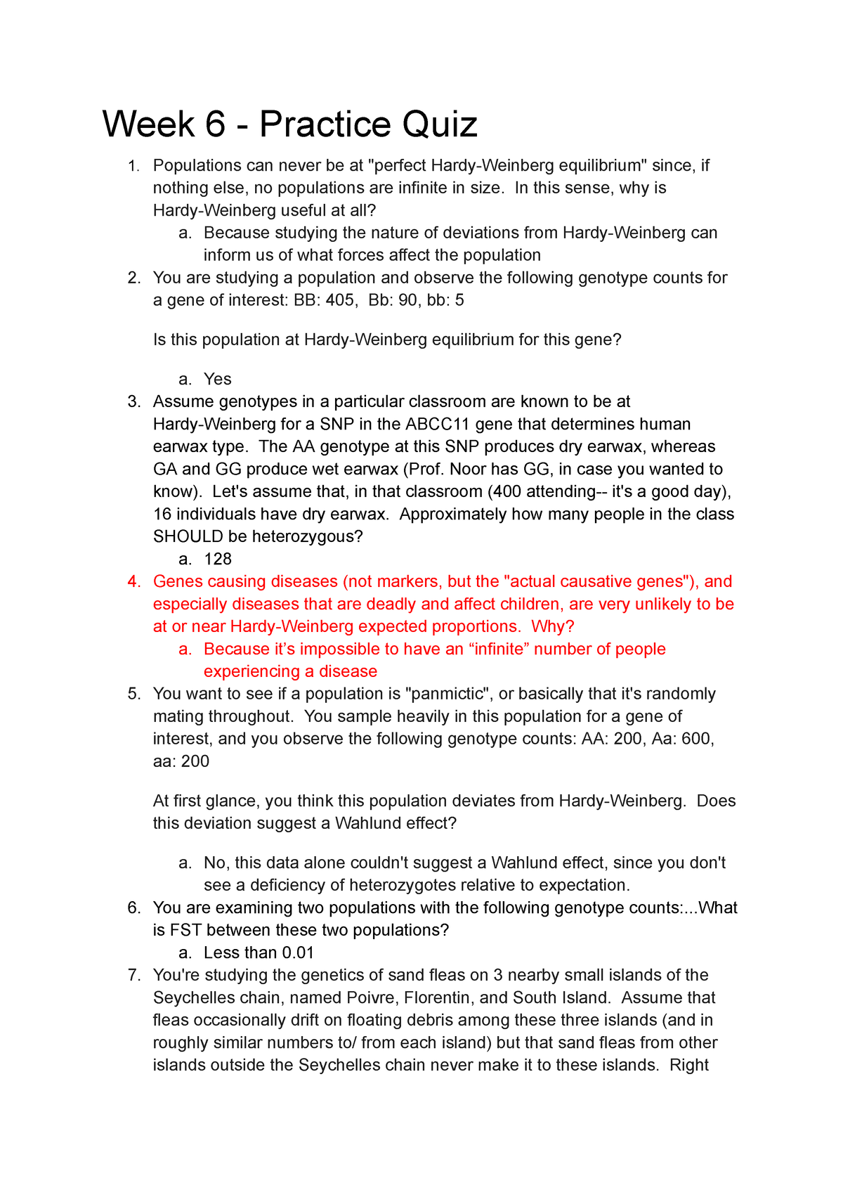 introduction-to-genetics-and-evolution-coursera-week-6-answers-week-6