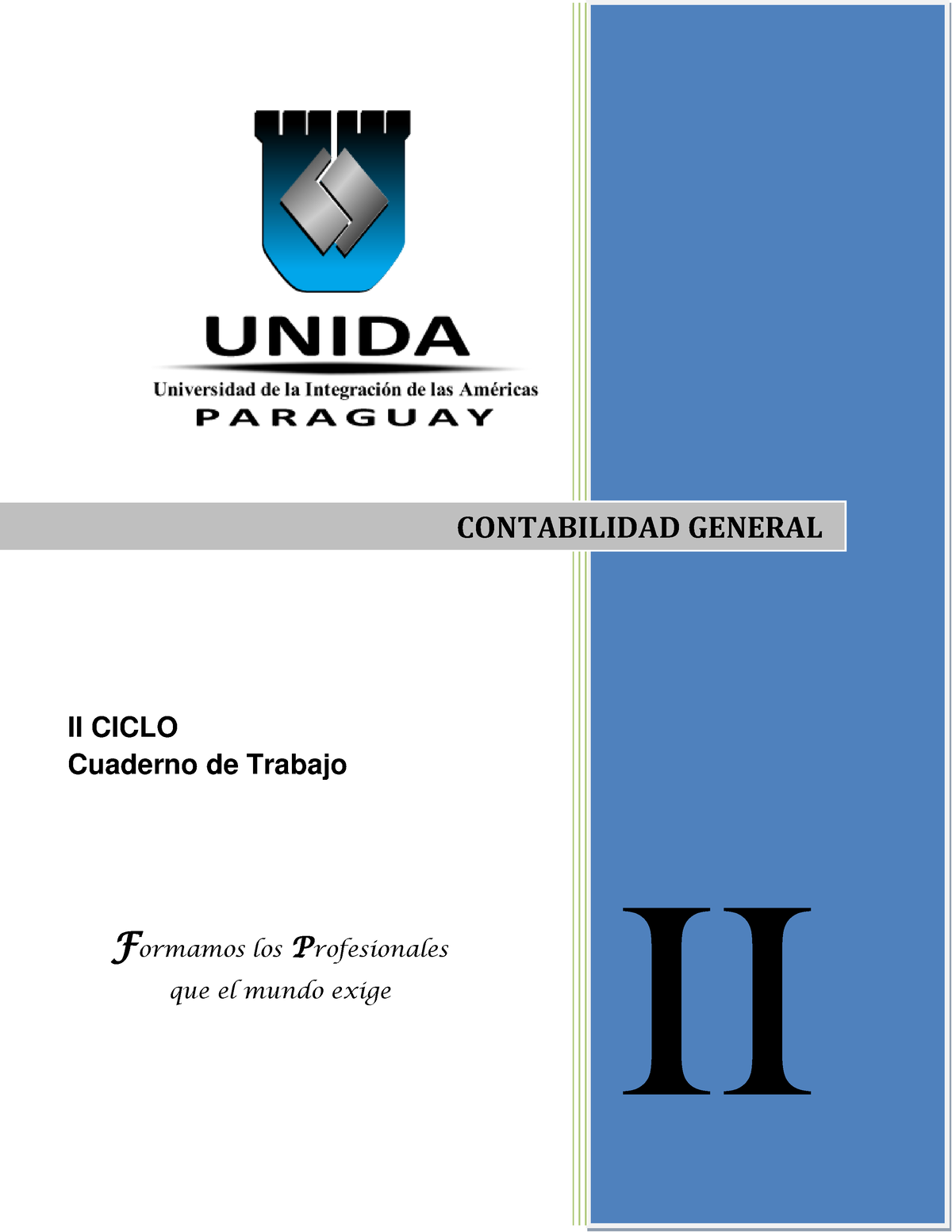 Contabilidad Ciclo-II - II CONTABILIDAD GENERAL II CICLO Cuaderno De ...