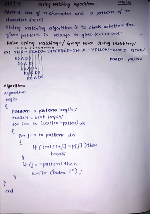 Unit 3 ( Notes ) - Design and Analysis of Algorithms - Studocu