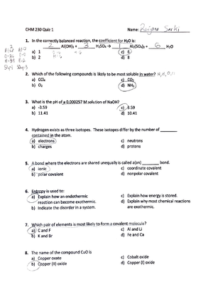 CHEM 120- LAB 7 - Lab assignment - i \ ~ 'T\e Re,, ~J-111C\ ~r k j D~k ...