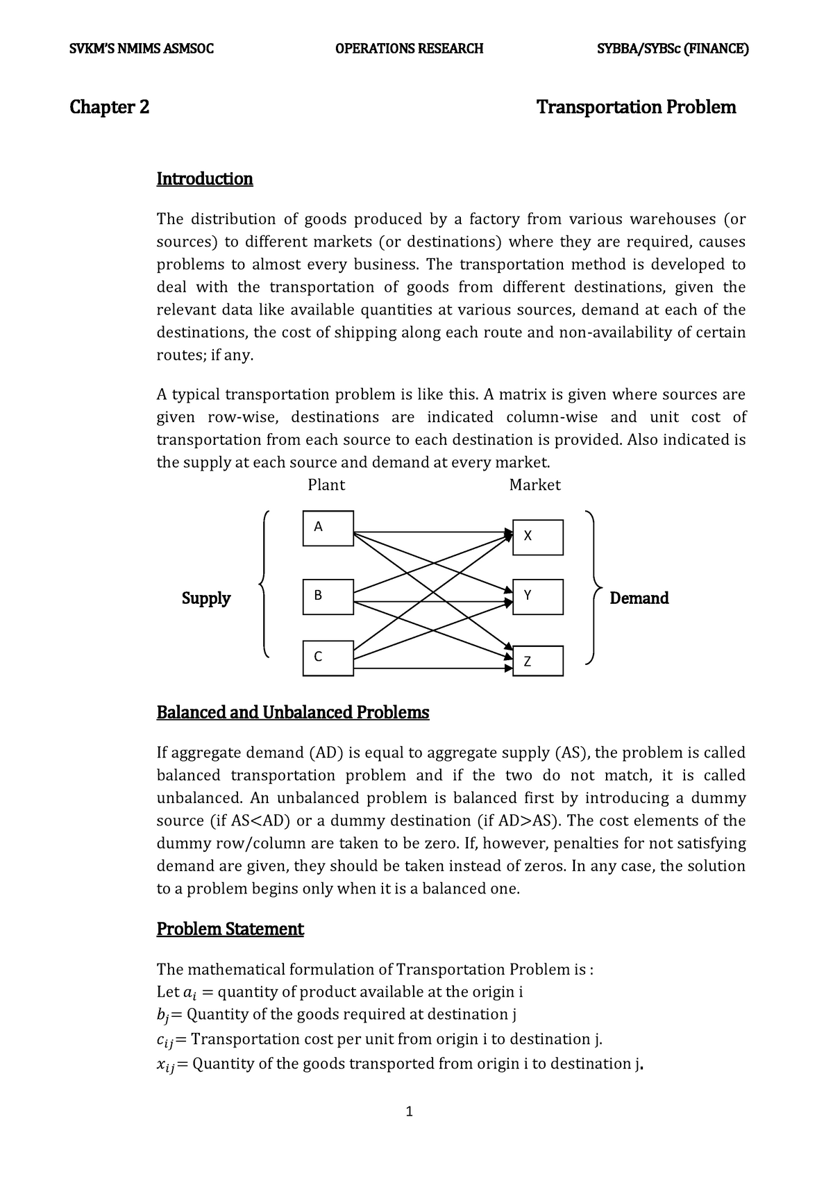 statistics-problem-of-transportation-chapter-2-transportation-problem