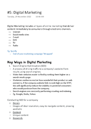 4 Promotion - Module: Fundamentals Marketing - Any paid form of non ...