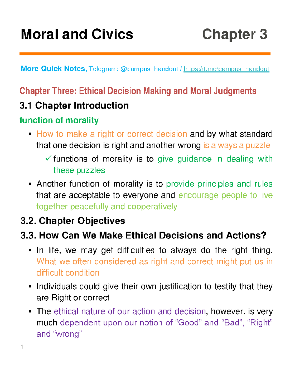 Civics ch 3 - It's good pp - Moral and Civics Chapter 3 More Quick ...