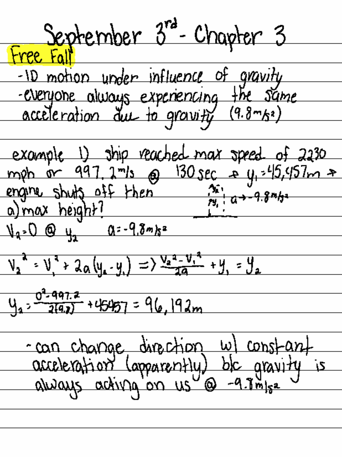 Chapter 3 Notes - PHY 309K - Studocu
