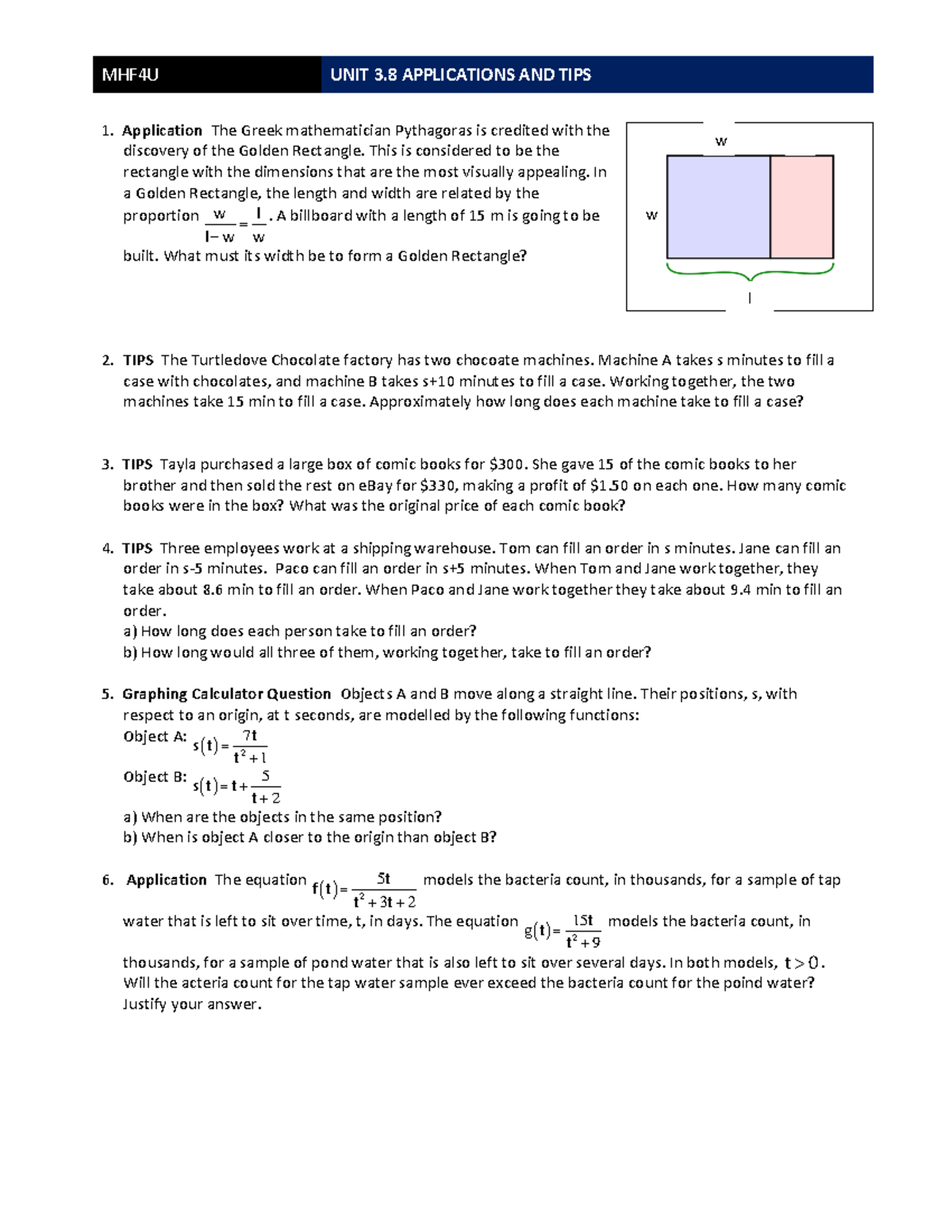 3.8 Applications and TIPs Oct 2020 - MHF4U UNIT 3 APPLICATIONS AND TIPS ...