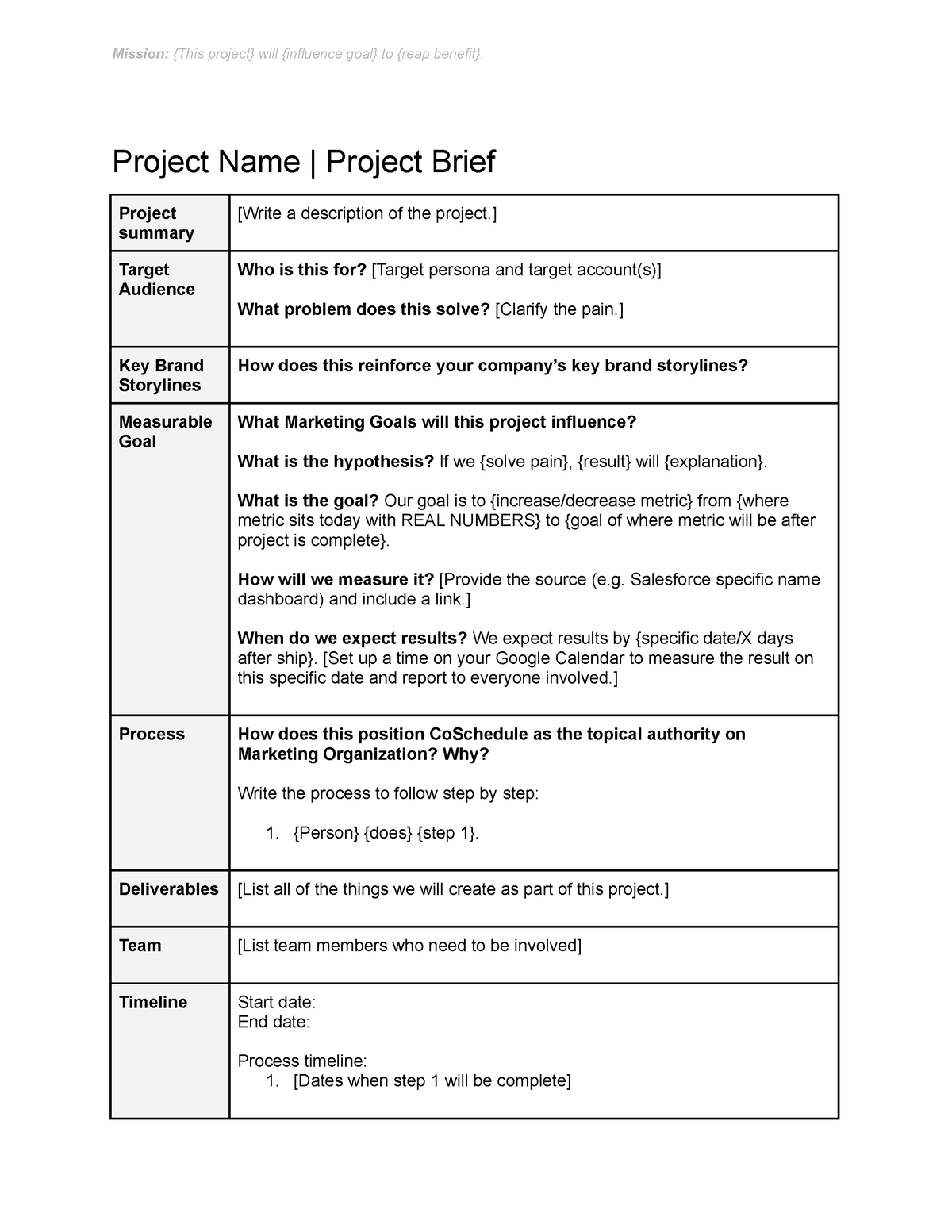 project-brief-template-mission-this-project-will-influence-goal