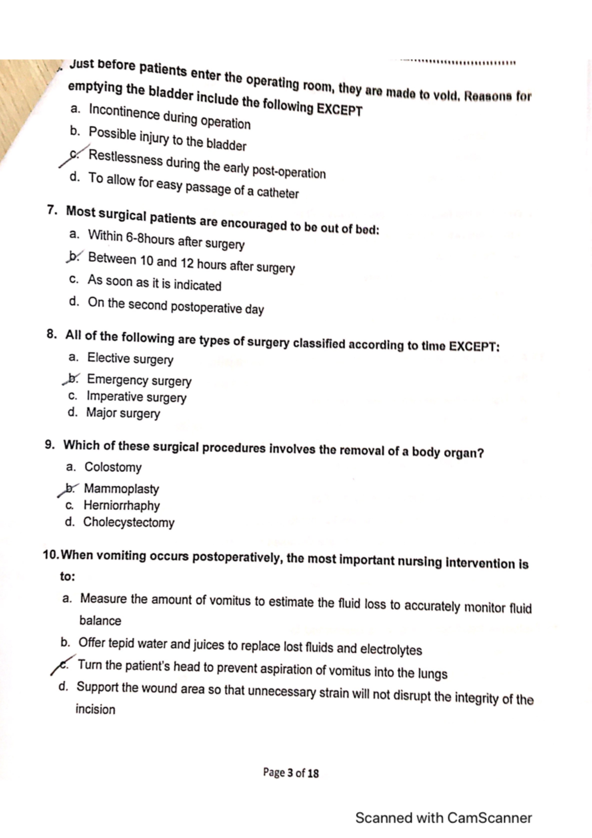 Surgical Nursing Midsem Questions Unsolv - Studocu