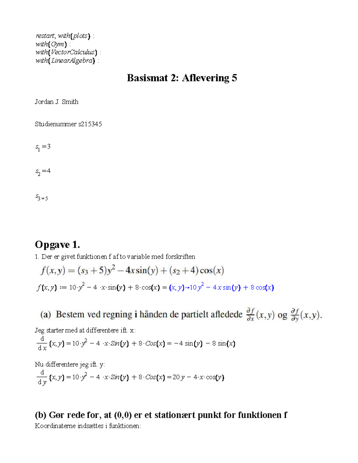 Basis Mat 2 Aflevering 6 - Restart; With Plots : With Gym : With ...