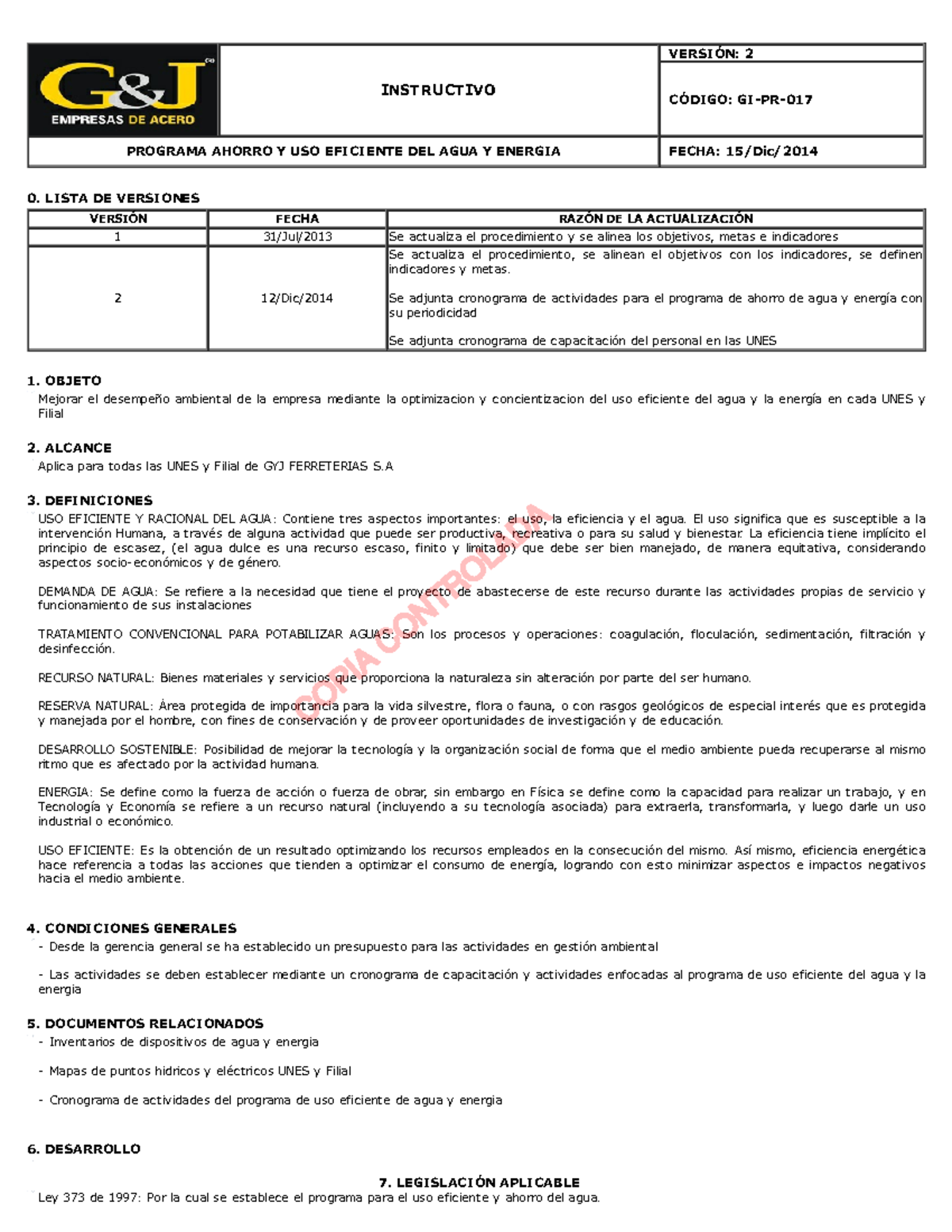 22. Programa ahorro y uso eficiente de agua y energia - INSTRUCTIVO ...