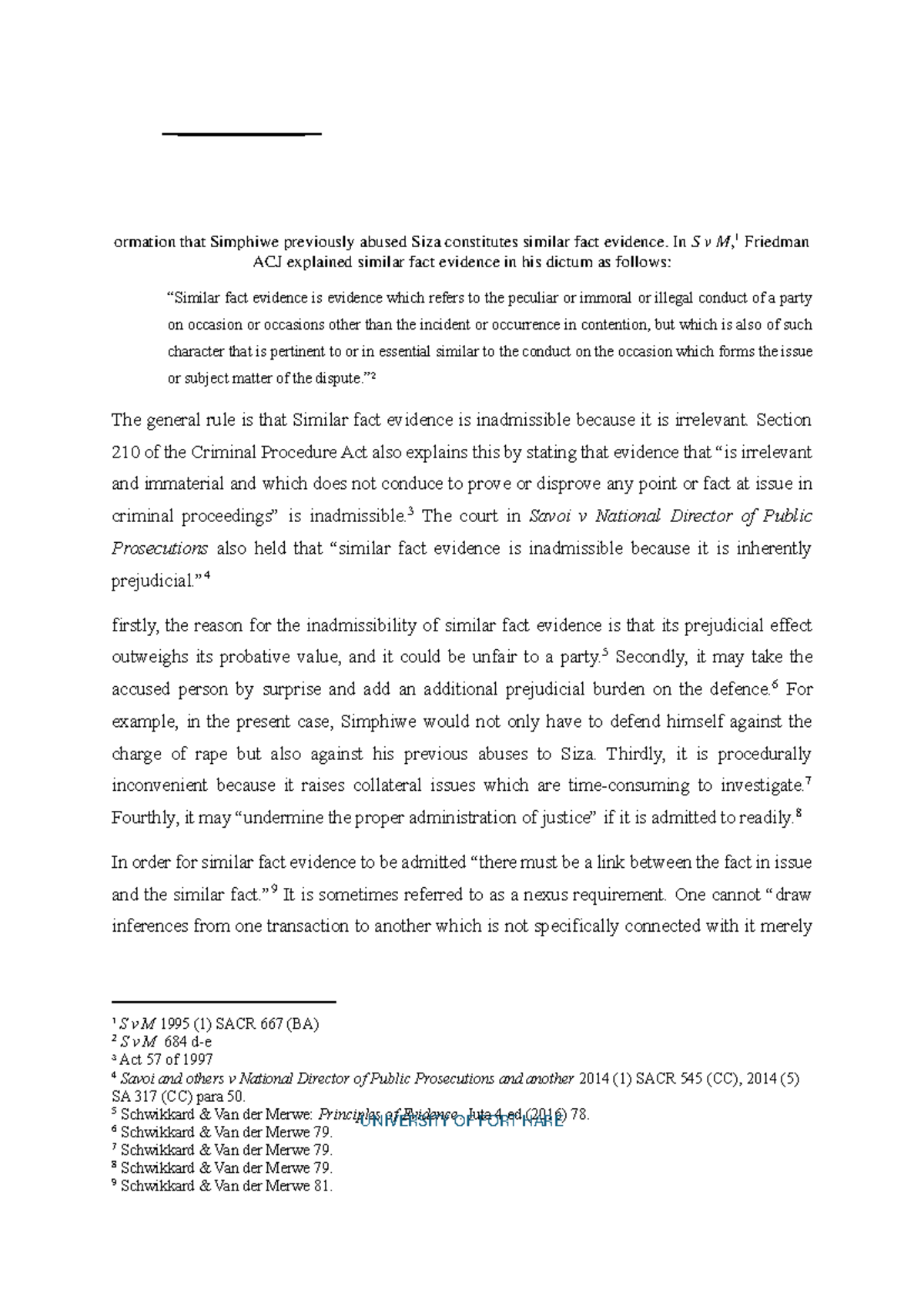Curated visual reference: Visual Reference: Law Of Evidence Assignment Ormation That Simphiwe Previously Abused