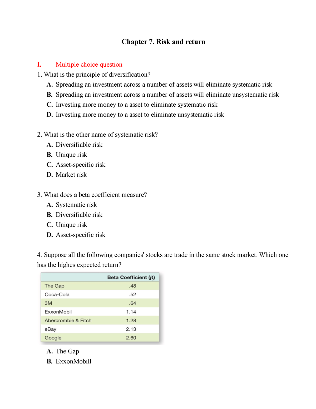 Risk or Reward – Chapter 7 Lesson 6 Answer Key – Navigating the Dice Roll of Life