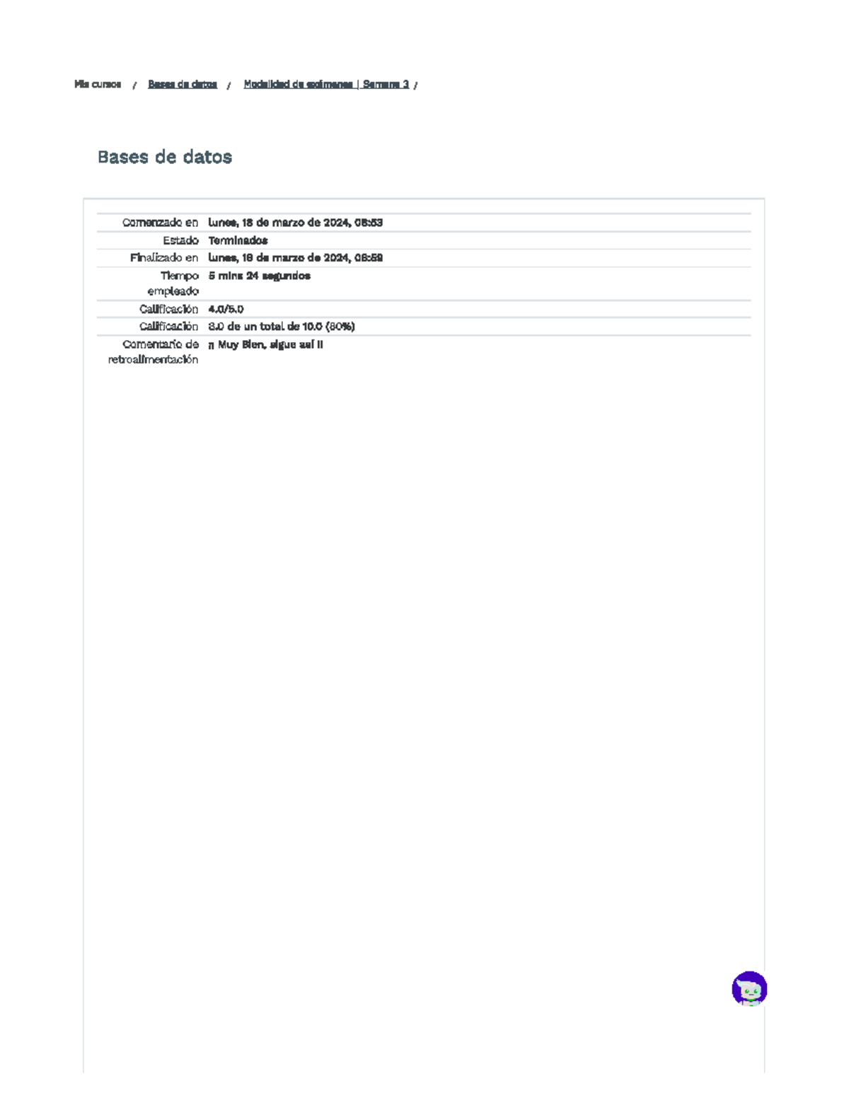 Semana 3- Bases de datos - base de datos - Studocu