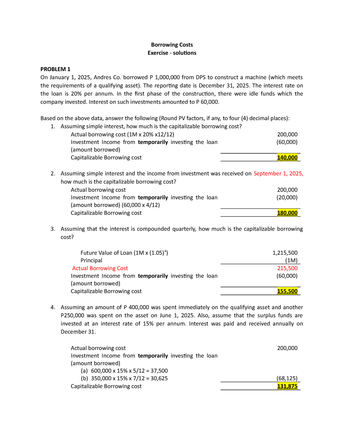 exercise-on-borrowing-costs-solutions-borrowing-costs-exercise