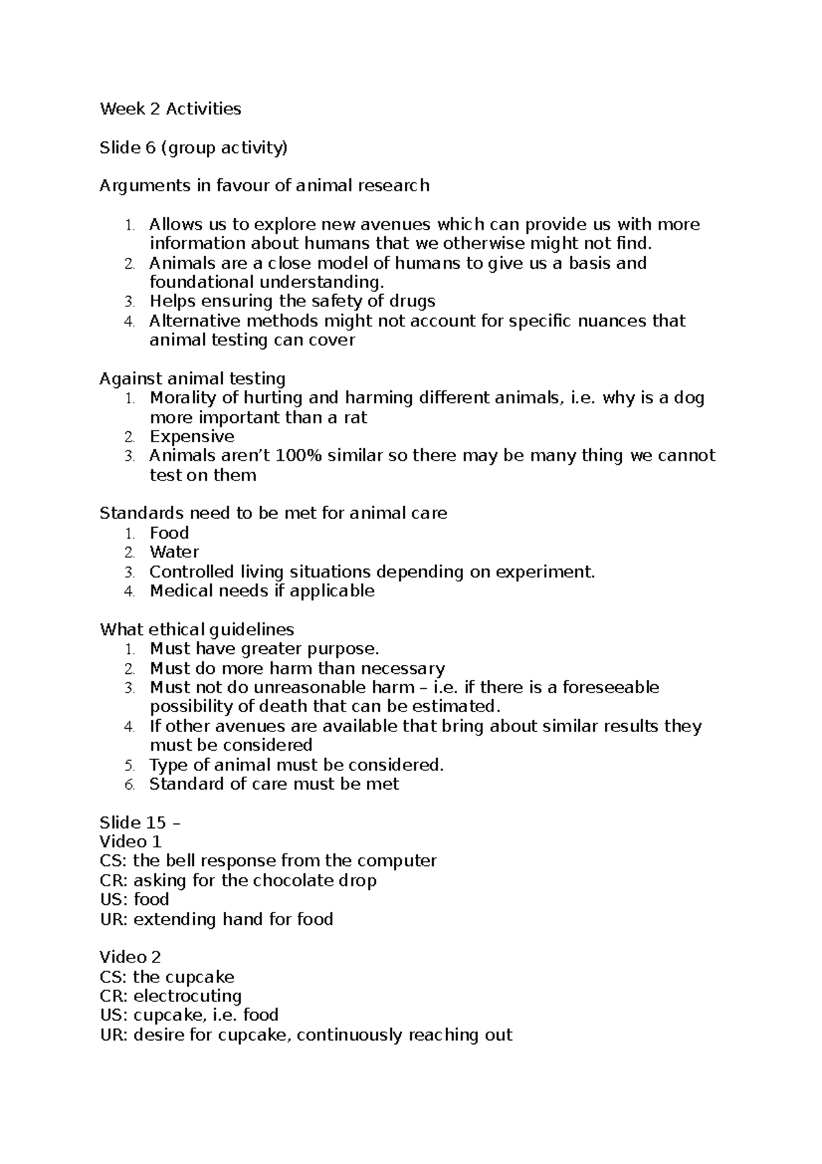 week 2 assignment project plan