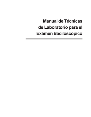 Manual De Procedimientos Técnicos Para El Diagnóstico Bacteriológico De ...