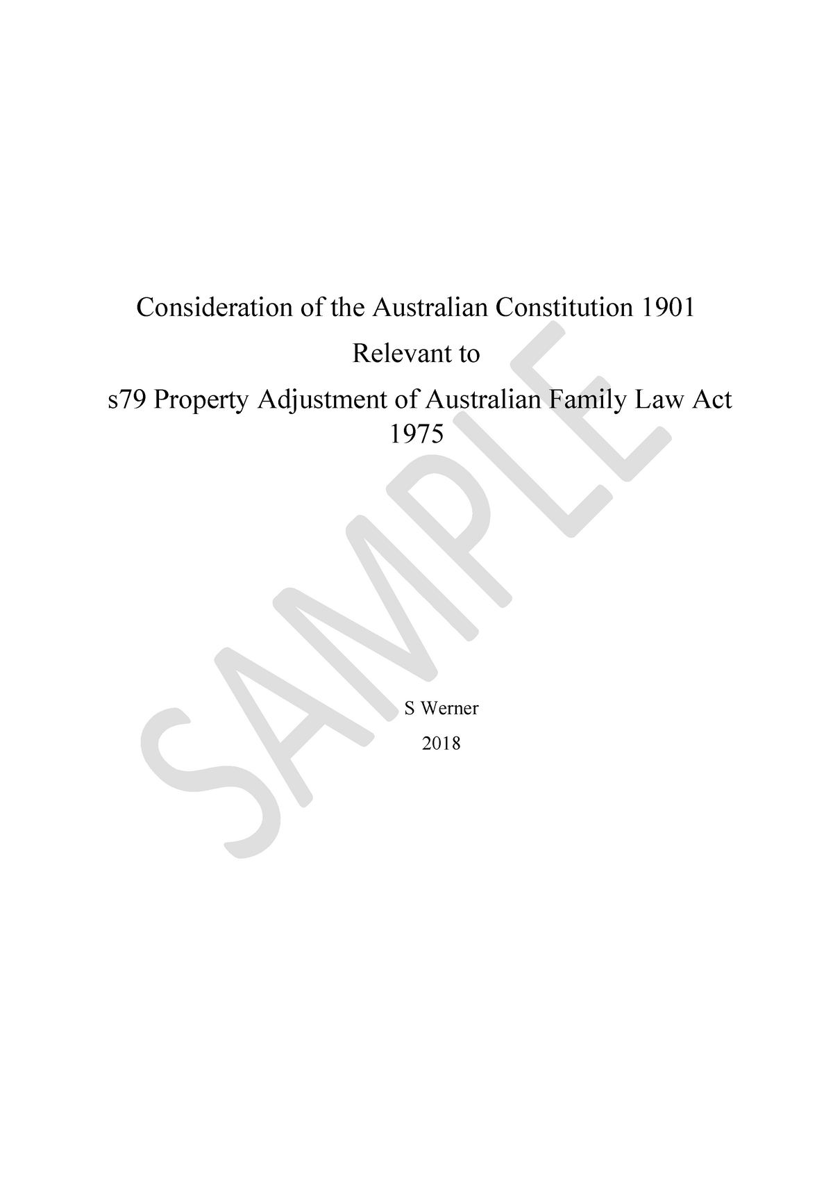 australian-consitution-relevant-consideration-to-s79-family-law-act