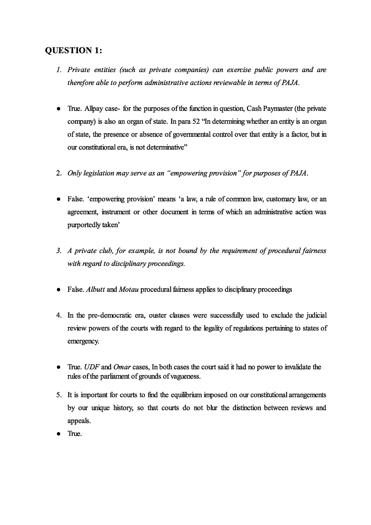 Admin practice questions docx - adl2601 - Studocu