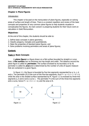 PST Prelim Quiz 1 - Plane And Spherical Trigonometry - Plane And ...