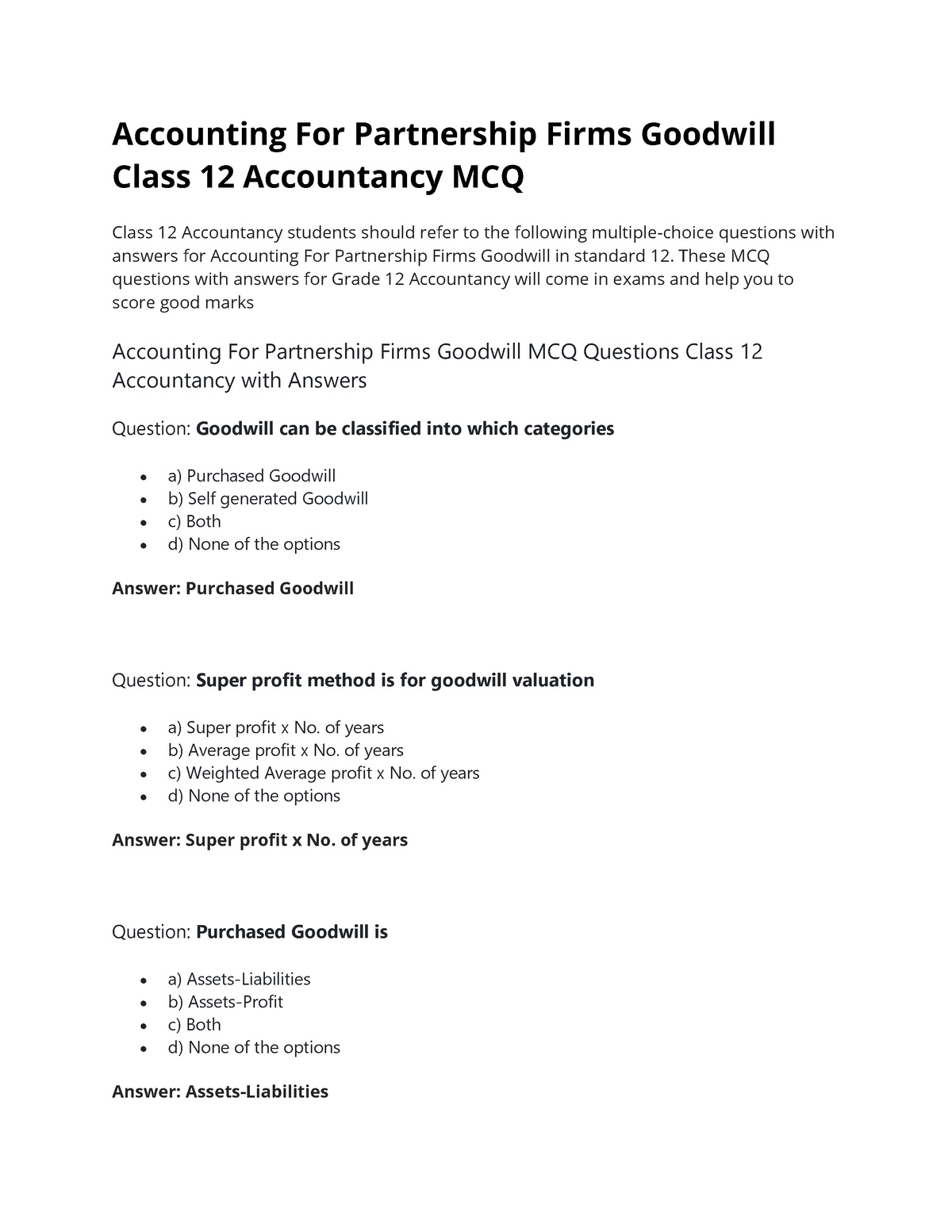 accounting-for-partnership-firms-goodwill-class-12-accountancy-mcq