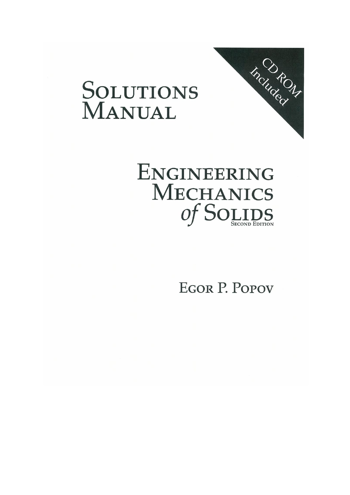 Engineering Mechanics Of Sdolids 2nd Edition By Engr - Anatomia - Studocu