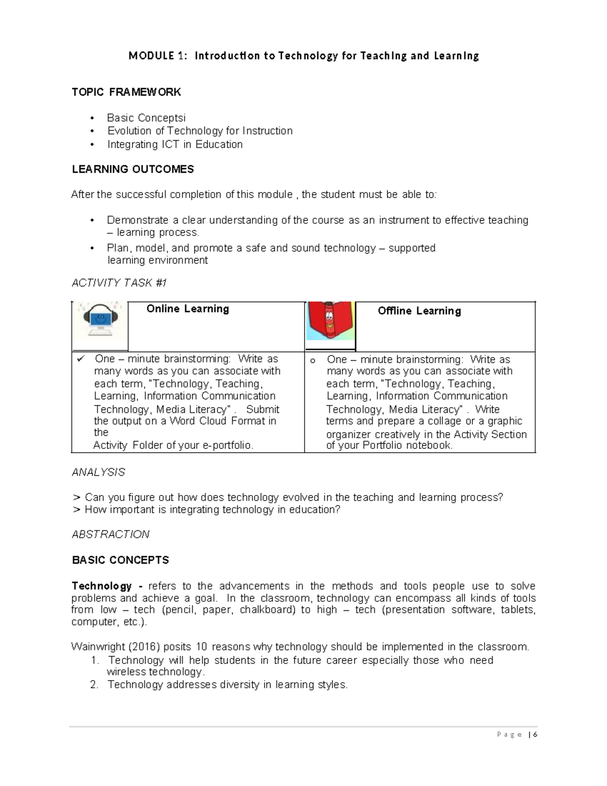 Technology-for-teaching - MODULE 1: Introducti on to Technology for ...