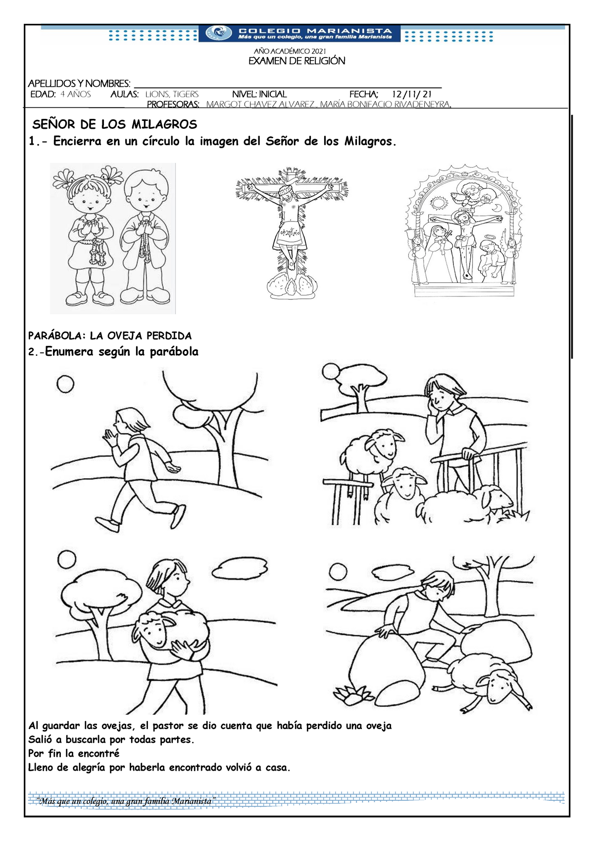 Examen DE Religion VII Unidad UNIVERSIDADA DE PIURA - Ciencia Lectura ...