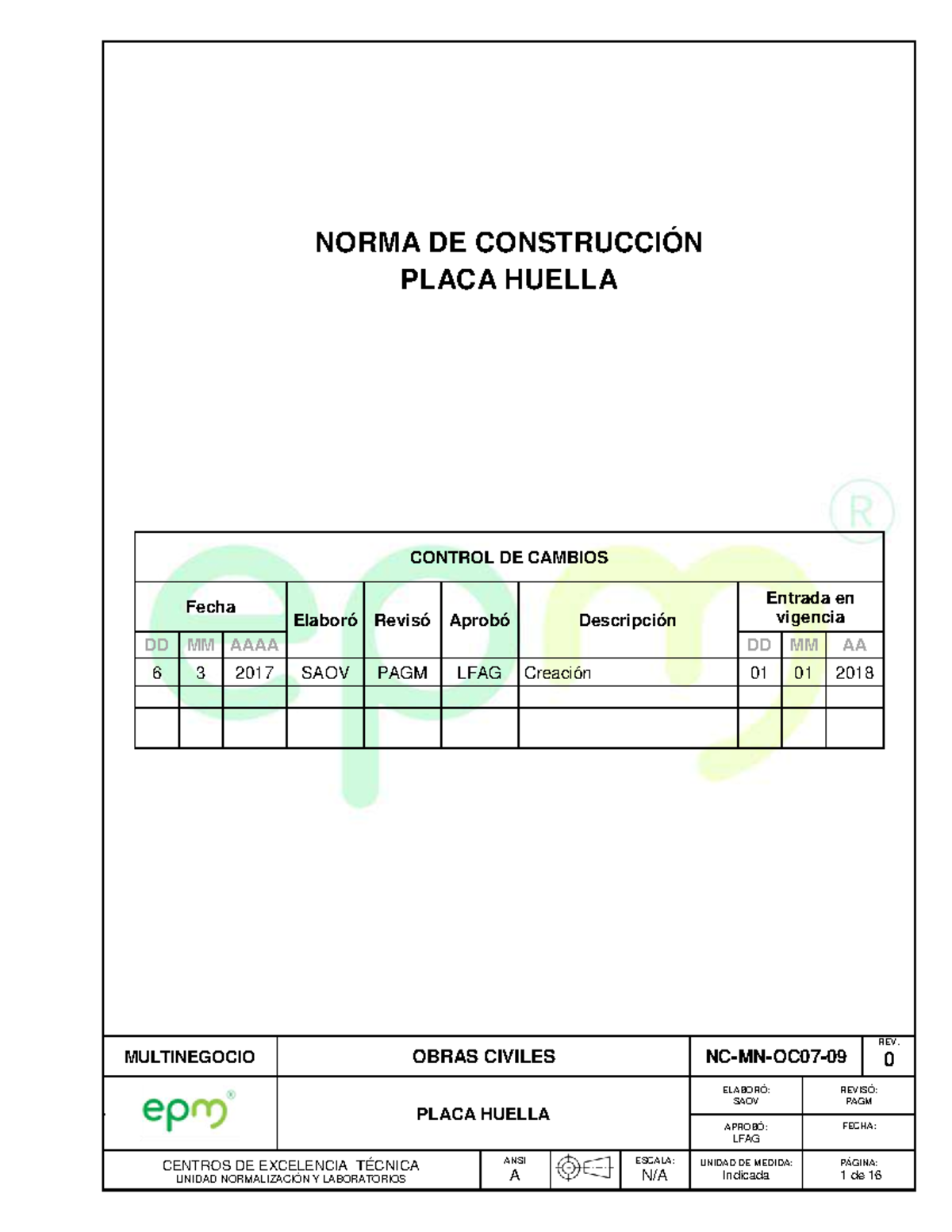 Placa huella compressed - MULTINEGOCIO OBRAS CIVILES NC-MN-OC07- REV. 0 ...