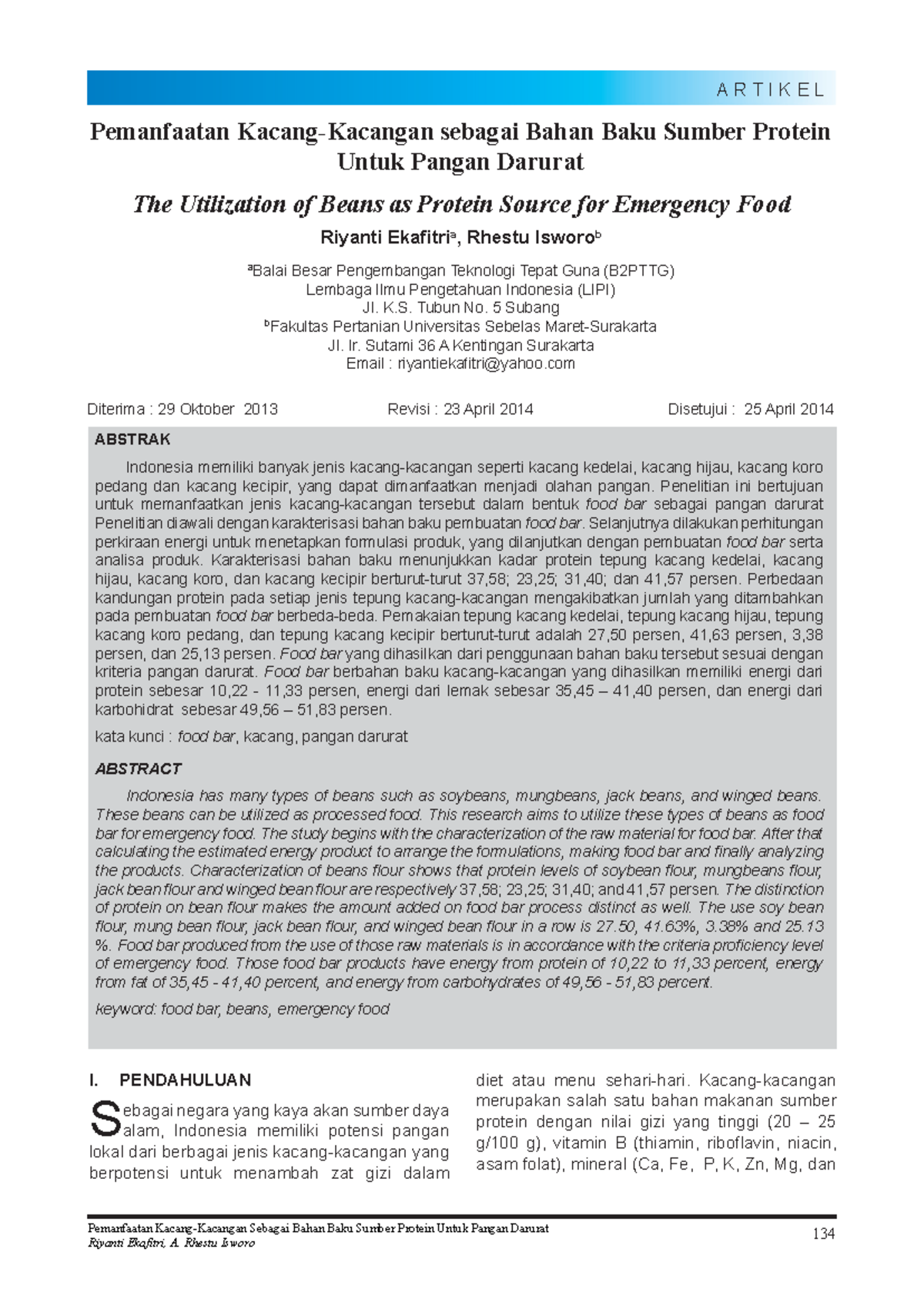 Artikel 79 Absatz 3 Gg Jurnaladmin,+Artikel+3 - Pemanfaatan Kacang-Kacangan Sebagai Bahan Baku