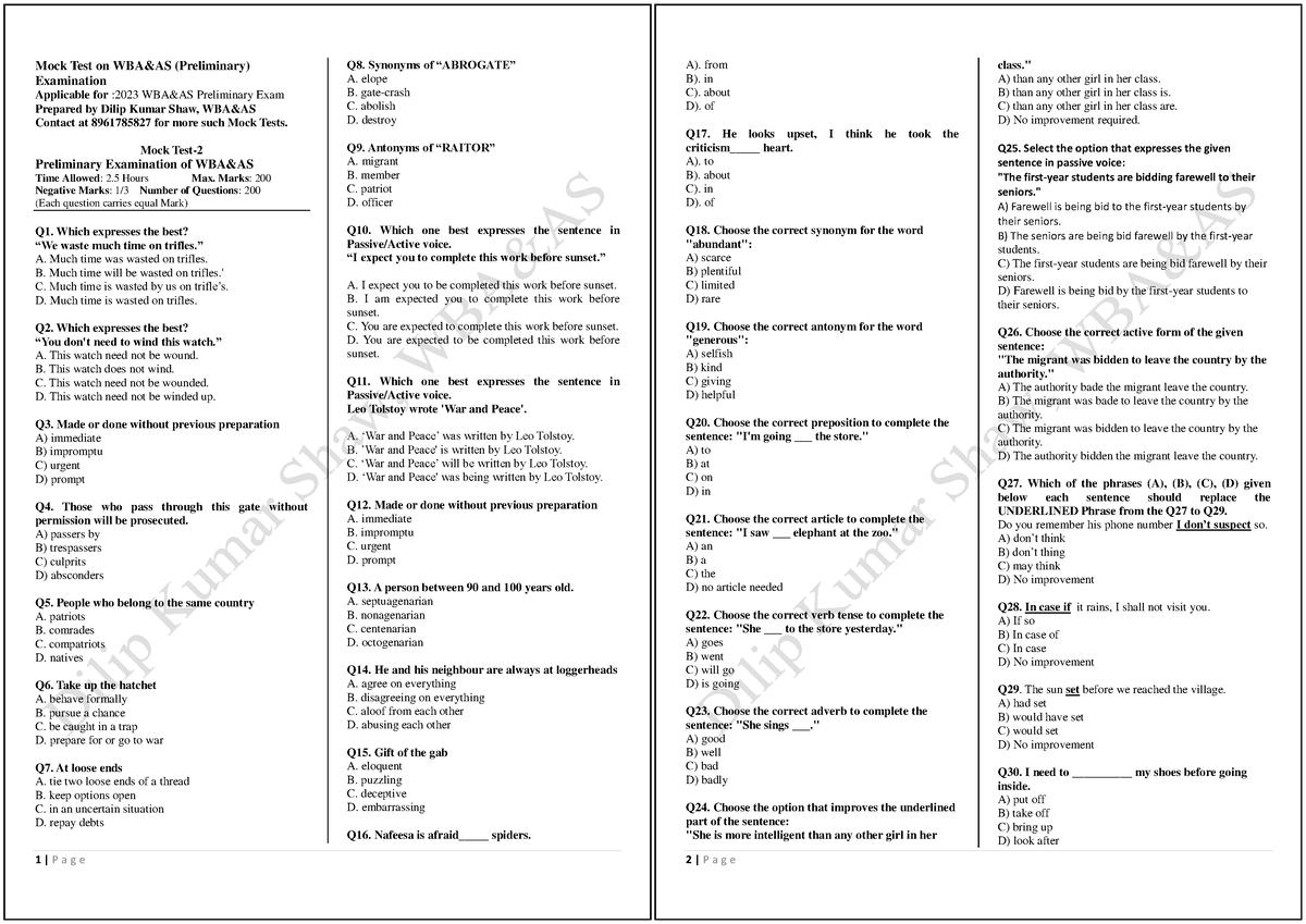 mock-test-2-mock-test-mock-test-on-wba-as-preliminary-examination