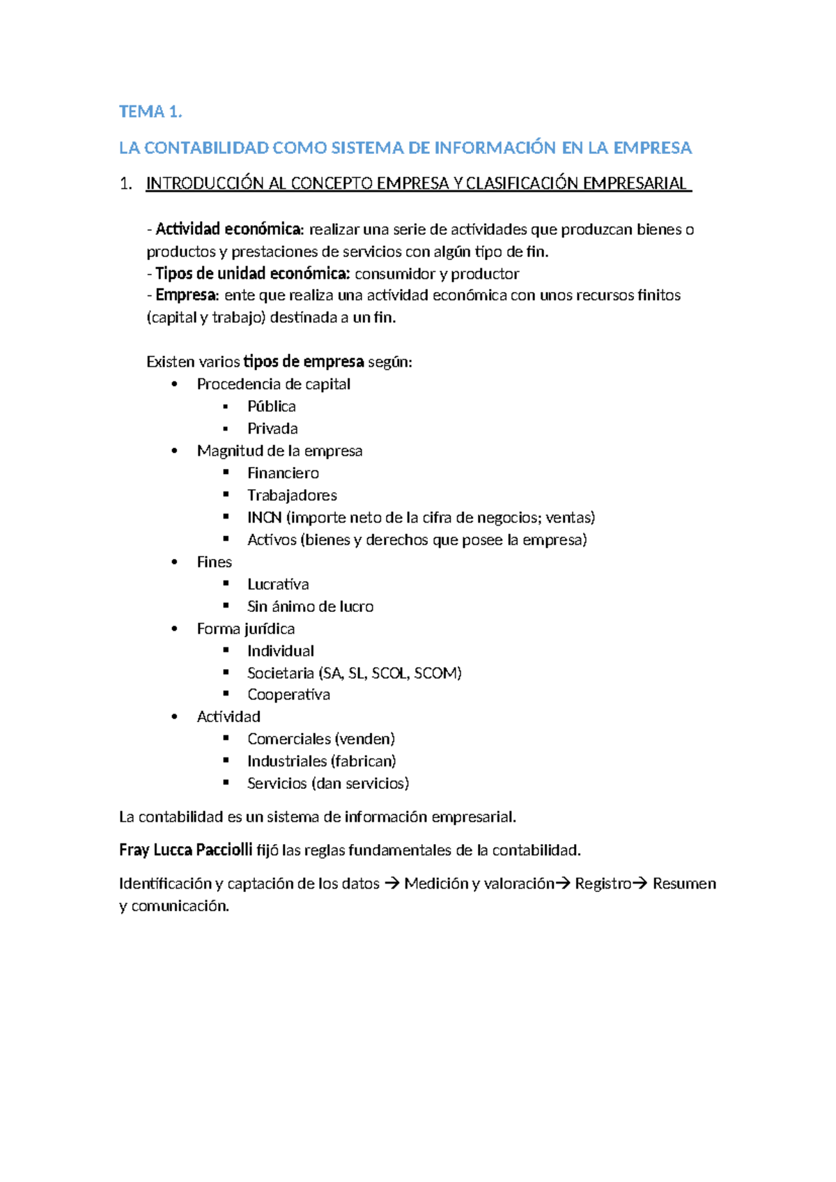 1. La contabilidad como sistema de información en la empresa - TEMA 1 ...