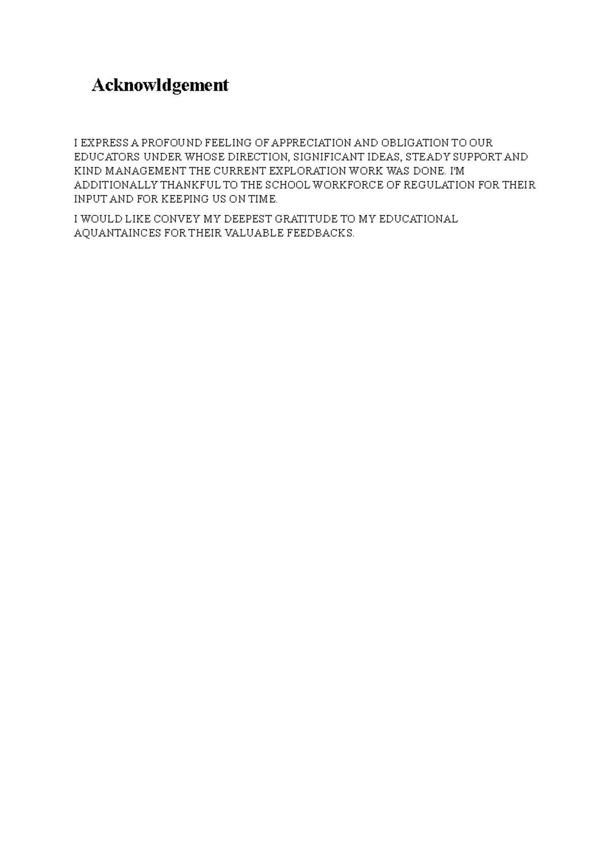 Rights of Partners Inter Se - Acknowldgement I EXPRESS A PROFOUND ...