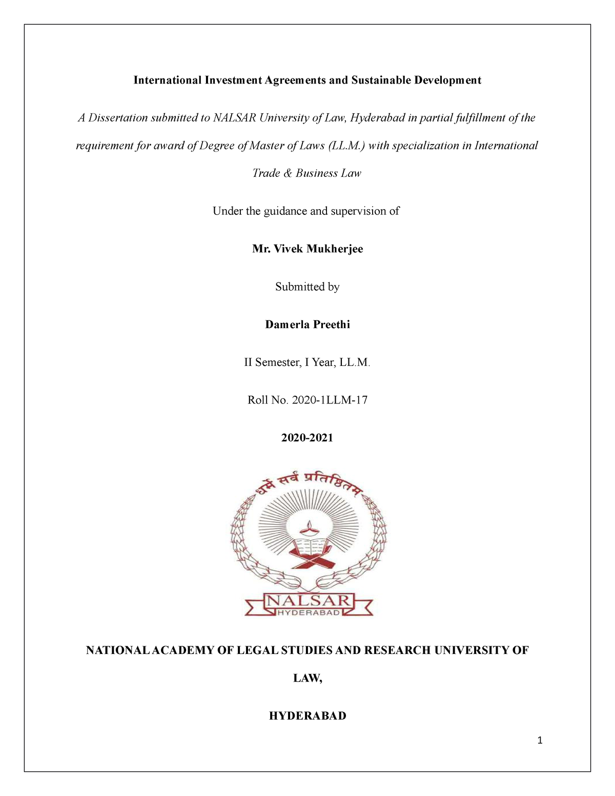 phd dissertation international trade