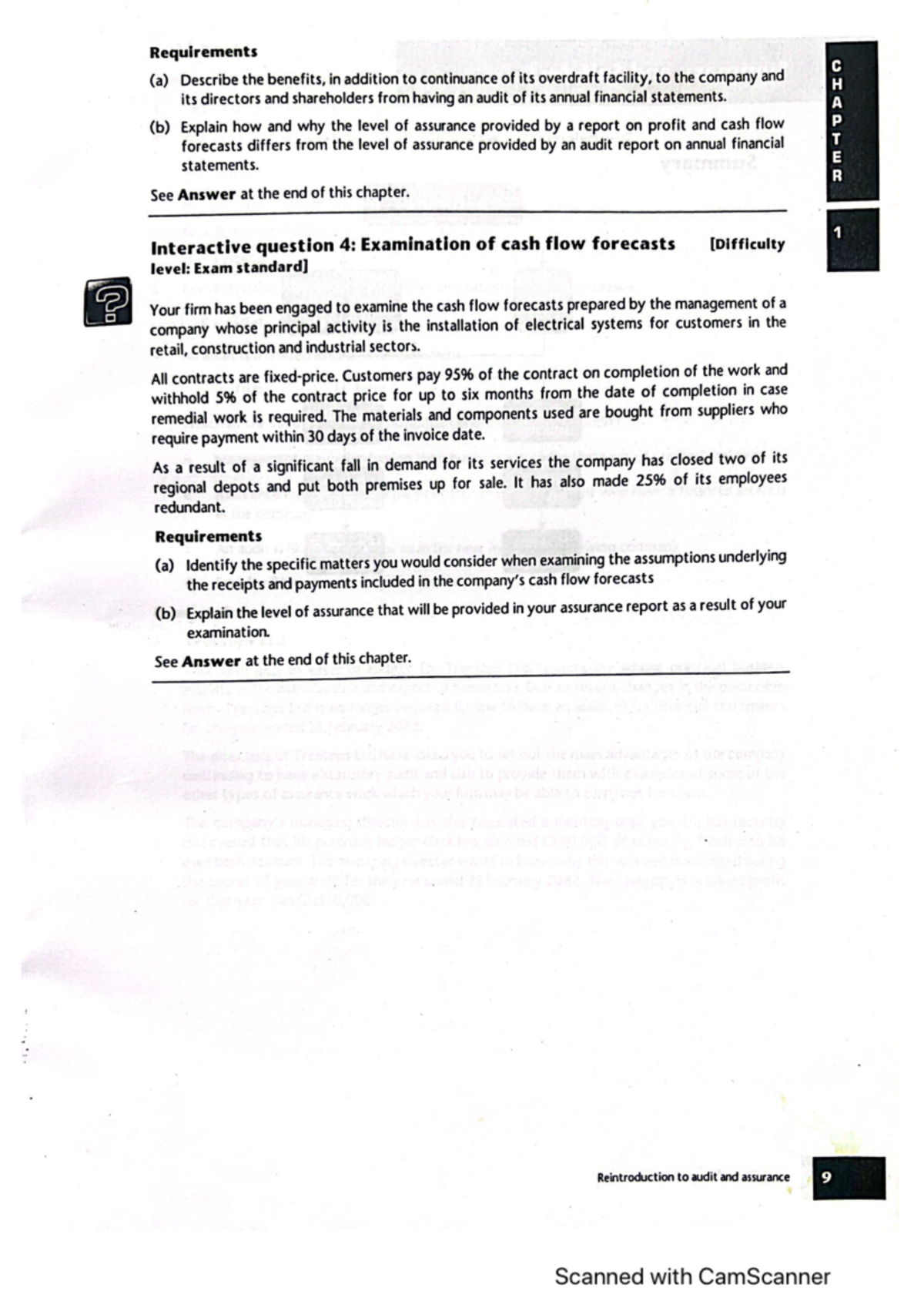 7. Chapter- 1 to 10 Q&AAA 133 - Internal audit - Studocu