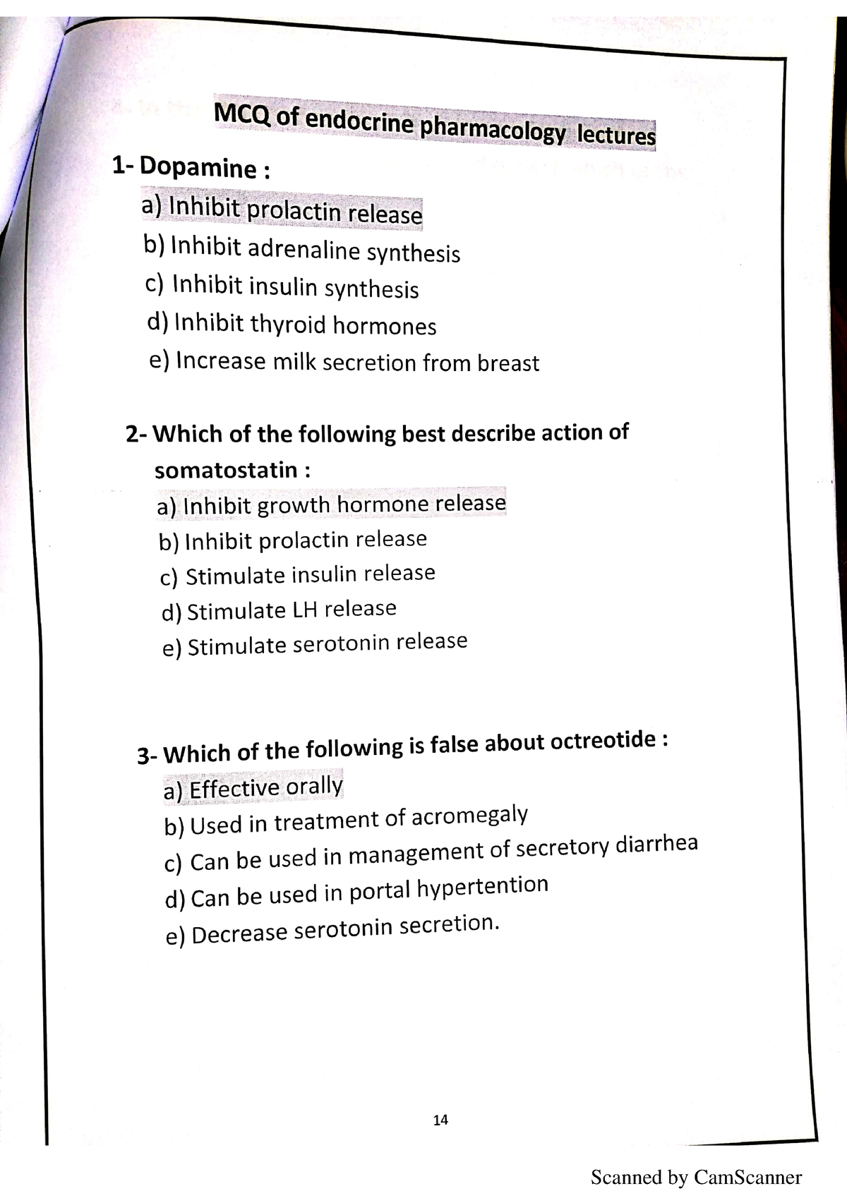 Mcq Pharma - Pharmacology - Studocu