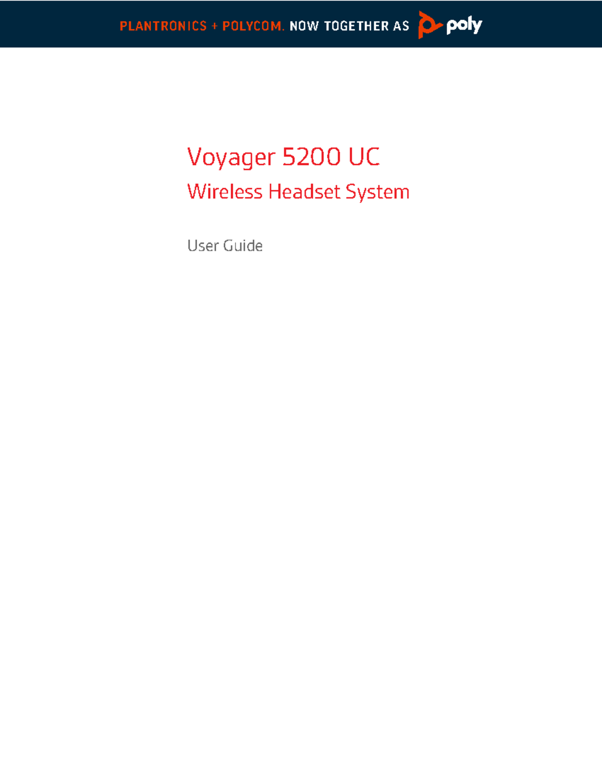 Voyager-5200-uc-ug-en - Voyager 5200 UC Wireless Headset System User ...