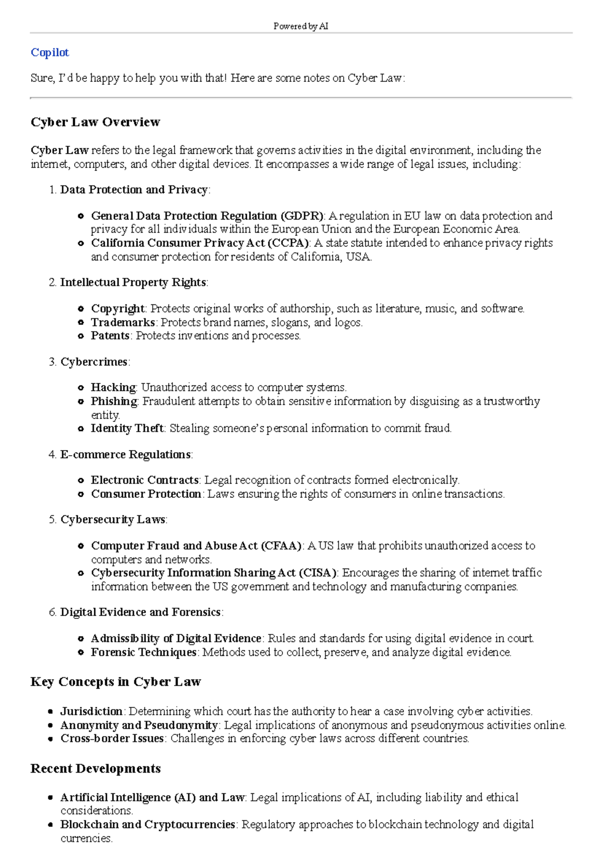 Cyber AI notes - Powered by AI Copilot Sure, I’d be happy to help you ...