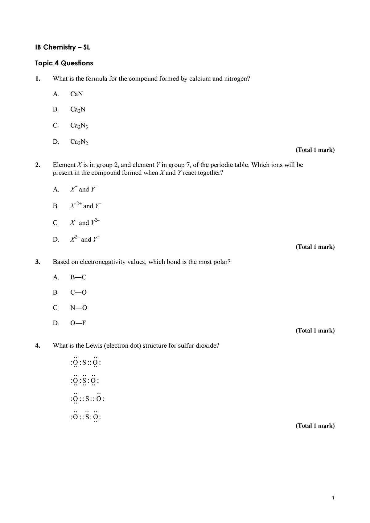 past-paper-questions-of-bonding-ib-chemistry-ib-chemistry-sl-topic