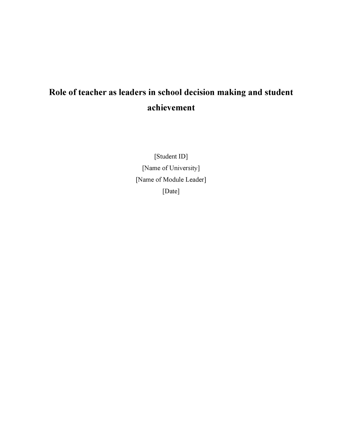 sample-example-needed-role-of-teacher-as-leaders-in-school-decision