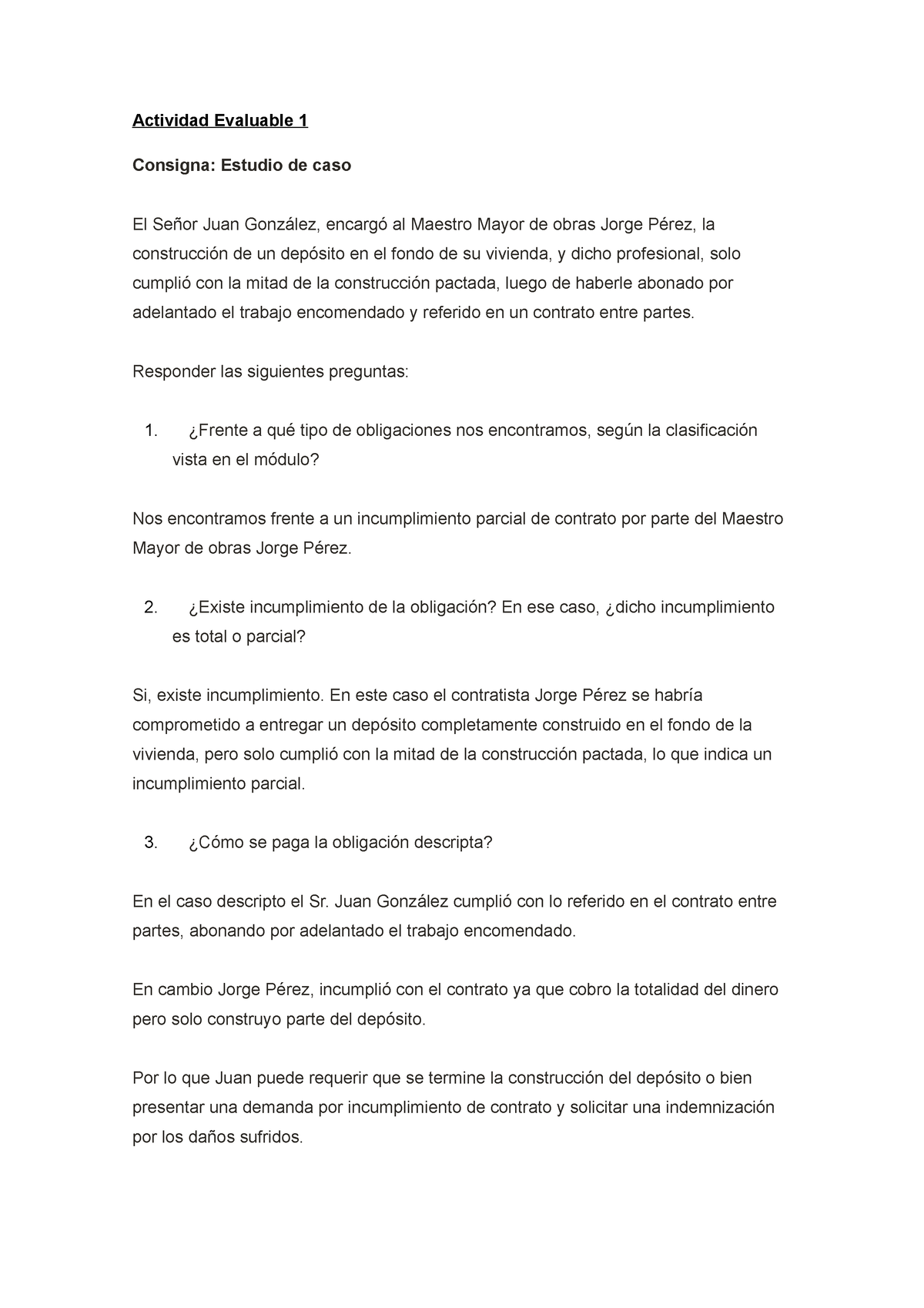 Actividad Evaluable 1 - ACT 1 - Actividad Evaluable 1 Consigna: Estudio ...