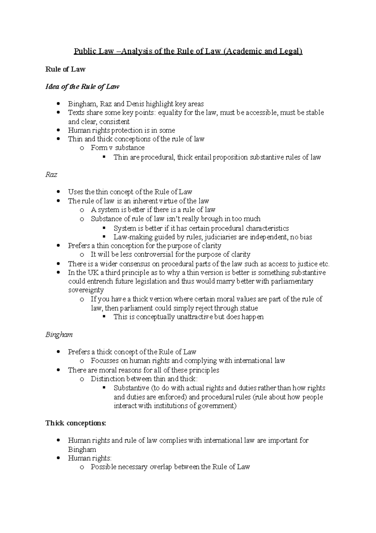 public-law-analysis-of-the-rule-of-law-academic-and-legal-in-the