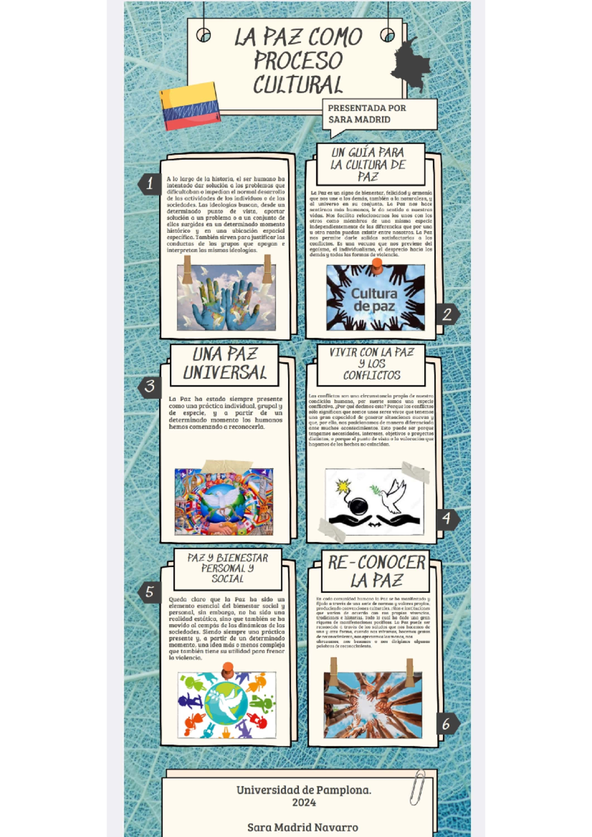 Infografía Sara - LA PAZ COMO PROCESO CULTURAL PRESENTADA POR SARA ...