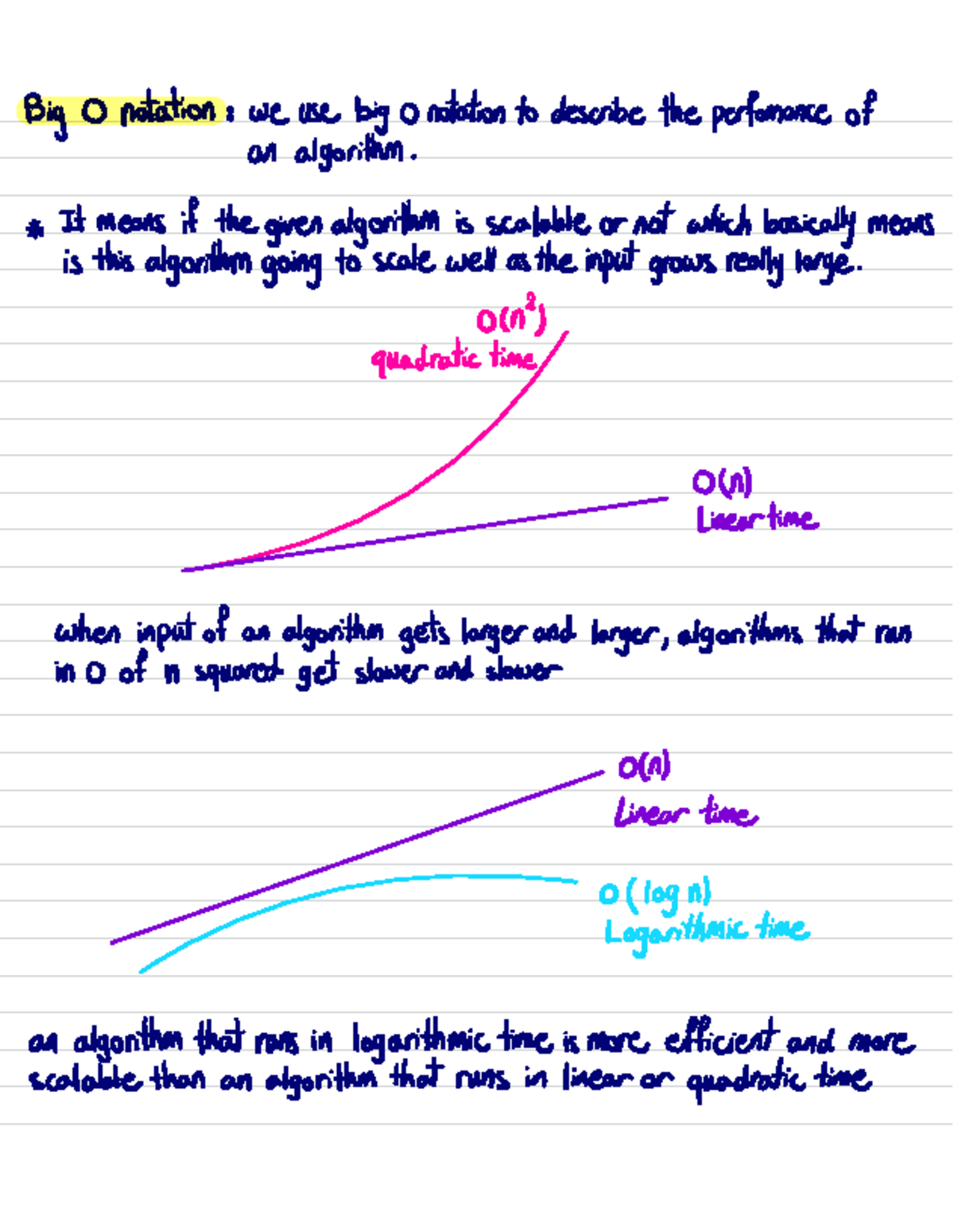 Data Structure And Algorithm - Big 0 notation : we use big 0 notation ...